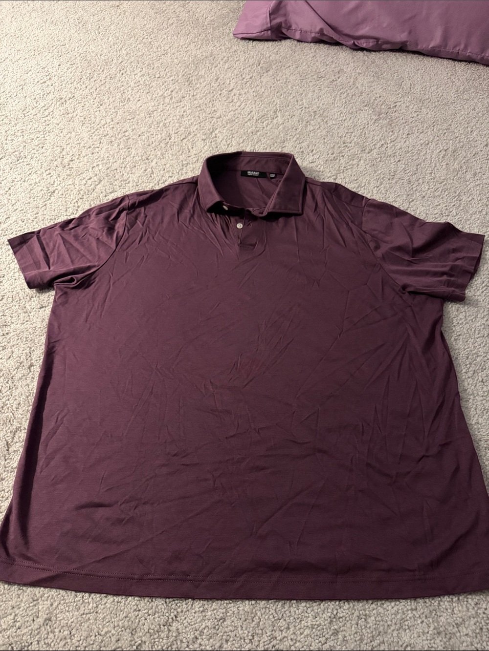 Murano Men's Polo in Plum